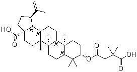 Bevirimat molecular structure (CAS 174022-42-5)