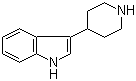 structure of CAS# 17403-09-7, 3-Piperidin-4-yl-1H-indole;3-(4-Piperidyl)-1H-indole