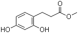 Methyl 3-(2,4-dihydroxyphenyl)propionate molecular structure (CAS 17422-90-1)