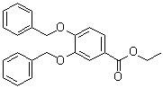 3,4-Bis(phenylmethoxy)benzoic acid ethyl ester molecular structure (CAS 174398-83-5)