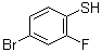 4-Bromo-2-fluorobenzenethiol molecular structure (CAS 174414-93-8)
