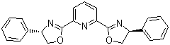 2,6-Bis[(4S)-phenyl-2-oxazolin-2-yl]pyridine molecular structure (CAS 174500-20-0)