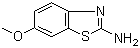 2-Amino-6-methoxybenzothiazole molecular structure (CAS 1747-60-0)