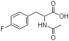 N-Acetyl-4-fluoro-DL-phenylalanine molecular structure (CAS 17481-06-0)