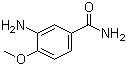 结构式 CAS# 17481-27-5, 3-氨基-4-甲氧基苯甲酰胺