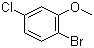 2-Bromo-5-chloroanisole molecular structure (CAS 174913-09-8)