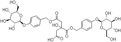 巴利森苷 B分子结构 (CAS 174972-79-3)