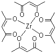 结构式 CAS# 17501-44-9, 乙酰丙酮锆