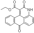 structure of CAS# 175026-96-7, 2,7-Dihydro-2,7-dioxo-3H-naphtho[1,2,3-de]quinoline-1-carboxylic acid ethyl ester;NDQI 1