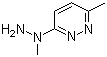 3-甲基-6-(1-甲基肼基)哒嗪分子结构 (CAS 175135-44-1)