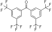 structure of CAS# 175136-66-0, 3,3',5,5'-Tetrakis(trifluoromethyl)benzophenone;3,5,3',5'-Tetrakis(trifluoromethyl)benzophenone; Bis[3,5-bis(trifluoromethyl)phenyl]methanone