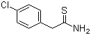 结构式 CAS# 17518-48-8, 2-(4-氯苯基)硫代乙酰胺