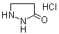 结构式 CAS# 1752-88-1, 3-吡唑烷酮盐酸盐