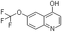 structure of CAS# 175203-87-9, 4-Hydroxy-6-(trifluoromethoxy)quinoline