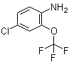 结构式 CAS# 175205-77-3, 4-氯-2-三氟甲氧基苯胺