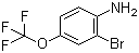 2-Bromo-4-trifluoromethoxyaniline molecular structure (CAS 175278-17-8)