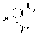 4-氨基-3-(三氟甲氧基)苯甲酸分子结构 (CAS 175278-22-5)