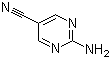 structure of CAS# 1753-48-6, 2-Aminopyrimidine-5-carbonitrile;2-Amino-5-pyrimidinecarbonitrile