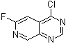 4-氯-6-氟吡啶并[3,4-d]嘧啶分子结构 (CAS 175357-98-9)