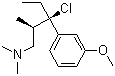 (2R,3R)-3-Chloro-3-(3-methoxyphenyl)-N,N-2-trimethylpentanamine molecular structure (CAS 175591-21-6)