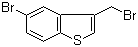 5-Bromo-3-(bromomethyl)benzo[b]thiophene molecular structure (CAS 1757-24-0)