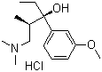 (2R,3R)-1-(Dimethylamino)-3-(3-methoxyphenyl)-2-methylpentan-3-ol hydrochloride molecular structure (CAS 175774-12-6)