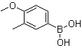 结构式 CAS# 175883-62-2, 4-甲氧基-3-甲基苯硼酸