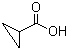 结构式 CAS# 1759-53-1, 环丙甲酸