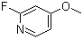 2-Fluoro-4-methoxypyridine molecular structure (CAS 175965-83-0)