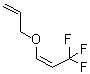 (1Z)-3,3,3-Trifluoro-1-(2-propen-1-yloxy)-1-propene molecular structure (CAS 176096-78-9)