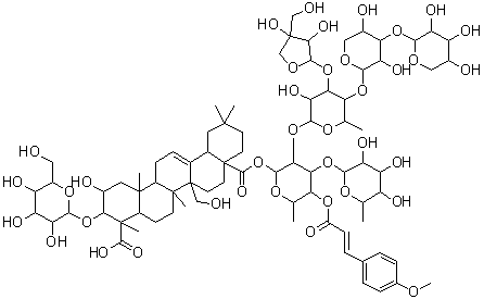 Polygalasaponin XXXII molecular structure (CAS 176182-04-0)