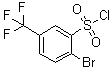 2-Bromo-5-(trifluoromethyl)benzenesulfonyl chloride molecular structure (CAS 176225-08-4)