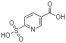 6-磺酰基-3-吡啶羧酸分子结构 (CAS 17624-03-2)