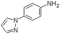 4-(1H-Pyrazol-1-yl)aniline molecular structure (CAS 17635-45-9)