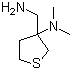 3-(Aminomethyl)-N,N-dimethyltetrahydrothiophen-3-amine molecular structure (CAS 176445-79-7)