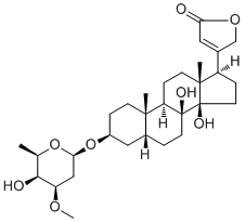 8-羟基夹竹桃甙 A分子结构 (CAS 176519-75-8)
