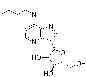 N-(3-甲基丁基)腺苷分子结构 (CAS 17659-78-8)