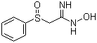 结构式 CAS# 17665-59-7, 2-(苯基亚磺酰)羟基乙脒