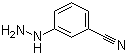 结构式 CAS# 17672-26-3, 3-氰基苯肼; 间氰基苯肼