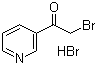 structure of CAS# 17694-68-7, 3-(2-Bromoacetyl)pyridine hydrobromide;2-Bromo-1-pyridin-3-ylethan-1-one hydrobromide