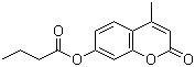 structure of CAS# 17695-46-4, 4-Methylumbelliferyl butyrate;4-Methyl-2-oxo-2H-1-benzopyran-7-yl butyrate