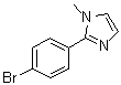 2-(4-Bromophenyl)-1-methyl-1H-imidazole molecular structure (CAS 176961-54-9)