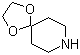 structure of CAS# 177-11-7, 1,4-Dioxa-8-azaspiro[4.5]decane;4-Piperidone ethylene ketal