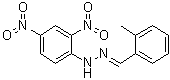o-Tolualdehyde (2,4-dinitrophenyl)hydrazone molecular structure (CAS 1773-44-0)