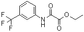 Ethyl oxo[[3-(trifluoromethyl)phenyl]amino]acetate molecular structure (CAS 17738-86-2)