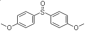 structure of CAS# 1774-36-3, Bis(4-methoxyphenyl) sulfoxide;4,4'-Dimethoxy diphenylsulfoxide; 1-Methoxy-4-((4-methoxyphenyl)sulfinyl)benzene