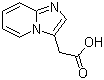 Imidazo[1,2-a]pyridin-3-ylacetic acid molecular structure (CAS 17745-04-9)