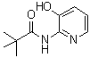 structure of CAS# 177744-83-1, N-(3-Hydroxy-2-pyridinyl)-2,2-dimethylpropanamide