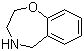 structure of CAS# 17775-01-8, 2,3,4,5-Tetrahydrobenzo[f][1,4]oxazepine