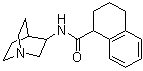 N-1-Azabicyclo[2.2.2]oct-3-yl-1,2,3,4-tetrahydro-1-naphthalenecarboxamide molecular structure (CAS 177793-81-6)